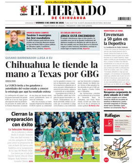 Cover of El Heraldo de Chihuahua