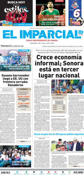 Cover of El Imparcial