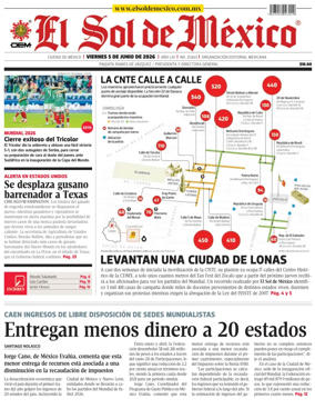 Cover of El Sol de Mexico