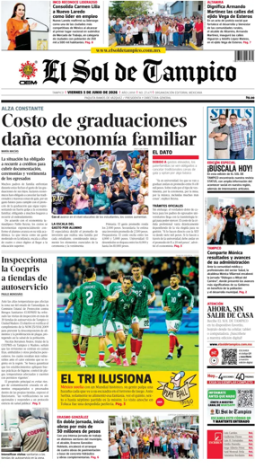 Cover of El Sol de Tampico