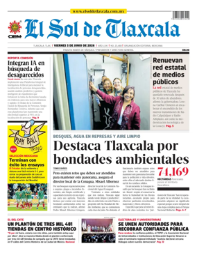 Cover of El Sol de Tlaxcala