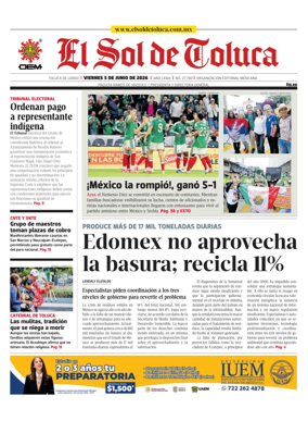 Cover of El Sol de Toluca