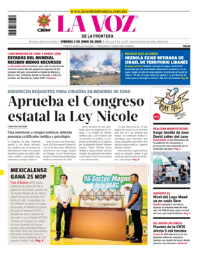 Cover of La Voz de la Frontera