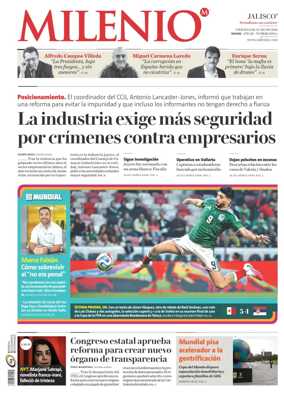 Cover of Milenio Jalisco