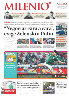 Cover of Milenio Monterrey