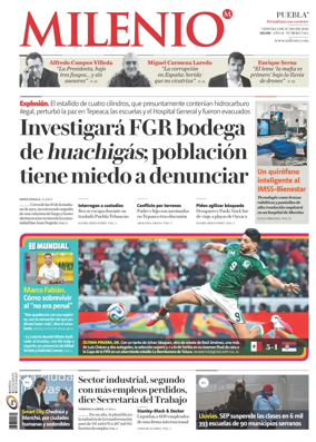 Cover of Milenio Puebla