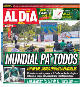 Cover of Periodico Al Dia (Celaya)