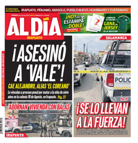 Cover of Periodico Al Dia (Irapuato)