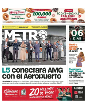 Cover of Publimetro Guadalajara