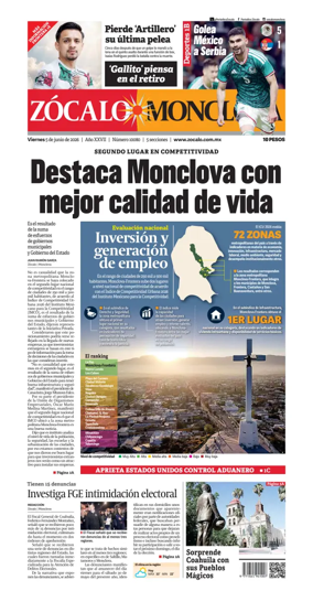 Cover of Zocalo Monclova