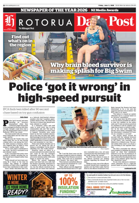Cover of Rotorua Daily Post