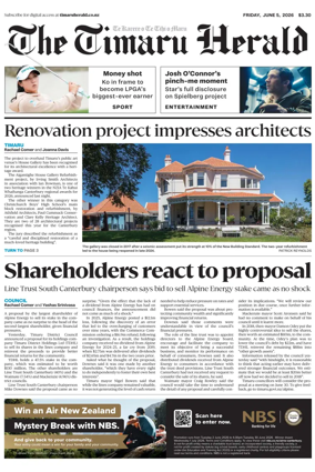 Cover of The Timaru Herald