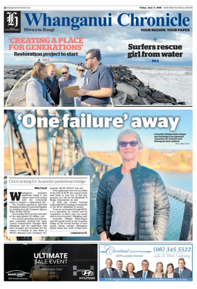 Cover of Whanganui Chronicle