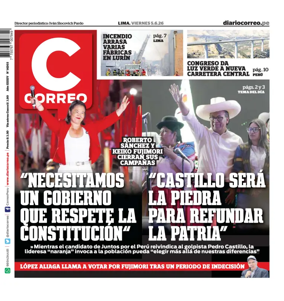 Cover of Diario Correo