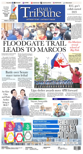 Cover of Daily Tribune (Philippines)