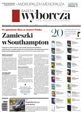 Cover of Gazeta Wyborcza