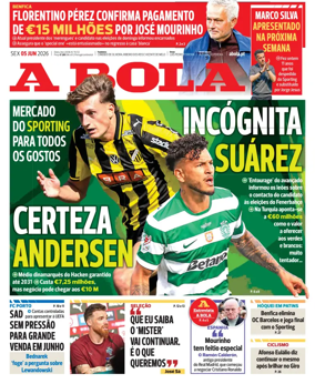 Cover of A BOLA (Portuguese)