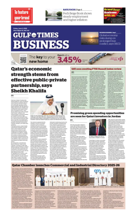 Cover of Gulf Times Business