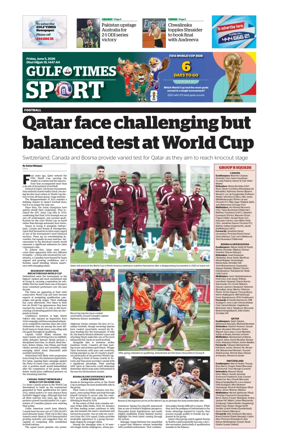 Cover of Gulf Times Sport
