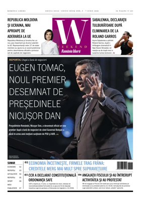 Cover of Romania Libera - Friday Edition