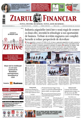 Cover of Ziarul Financiar