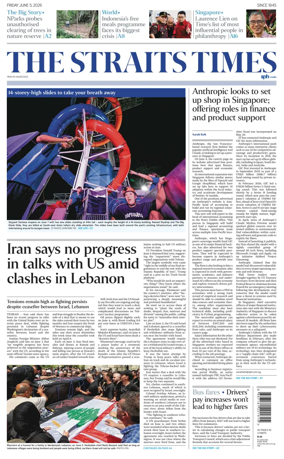 Cover of The Straits Times