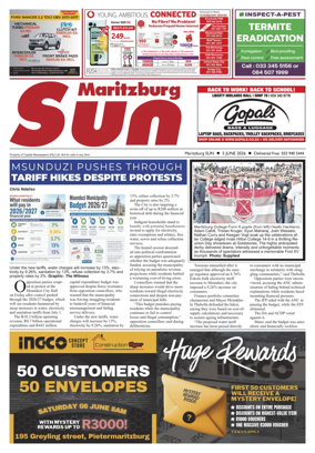 Cover of Maritzburg Sun (South Africa)