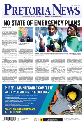 Cover of Pretoria News