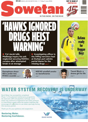 Cover of Sowetan