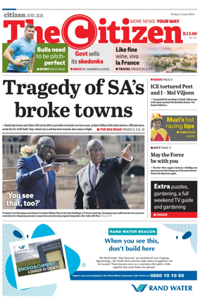 Cover of The Citizen (KZN)