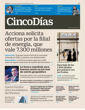 Cover of Cinco Dias