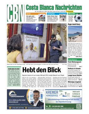 Cover of Costa Blanca Nachrichten