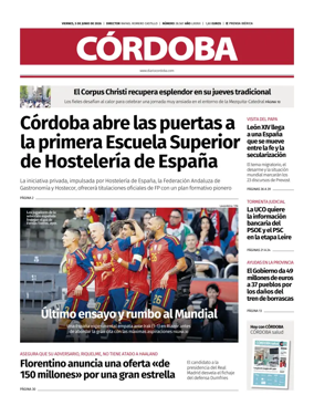 Cover of Diario Cordoba