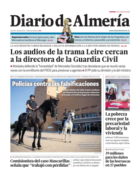 Cover of Diario de Almeria