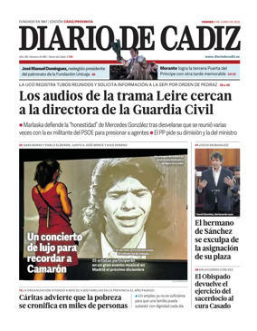 Cover of Diario de Cadiz