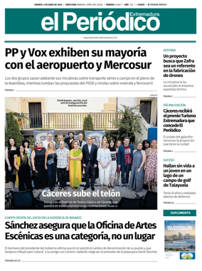 Cover of El Periodico Extremadura