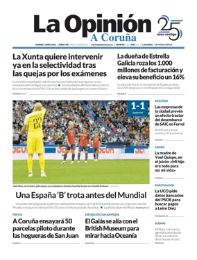 Cover of La Opinion de A Coruna