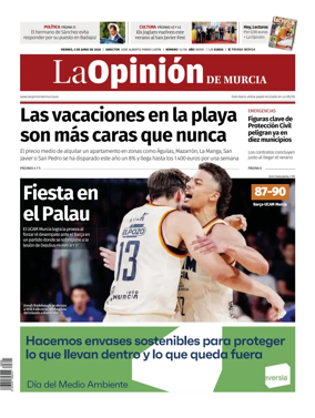 Cover of La Opinion de Murcia