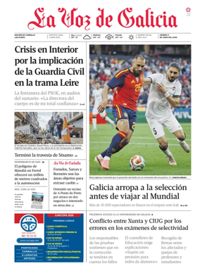 Cover of La Voz de Galicia (Carballo)