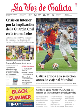 Cover of La Voz de Galicia (Deza)