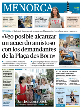 Cover of Menorca Diario Insular