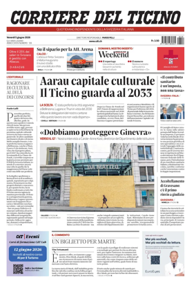 Cover of Corriere del Ticino