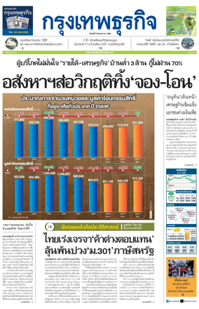 Cover of Krungthep Turakij
