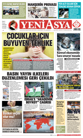 Cover of Yeni Asya