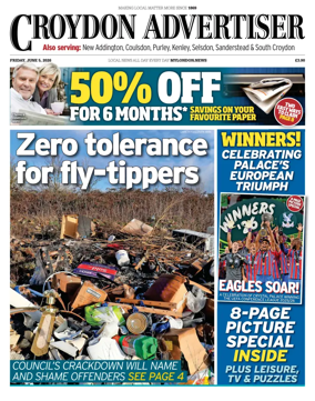 Cover of Croydon Advertiser