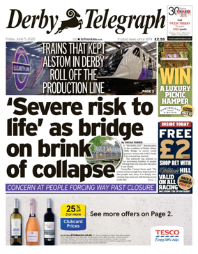 Cover of Derby Telegraph