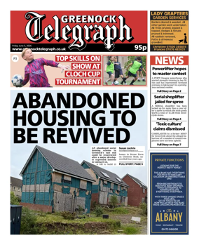 Cover of Greenock Telegraph