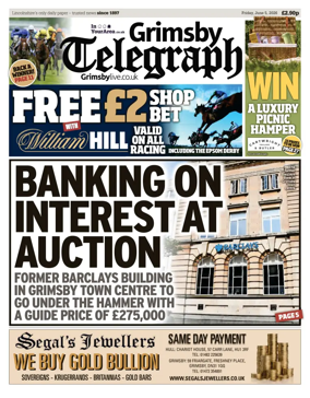 Cover of Grimsby Telegraph