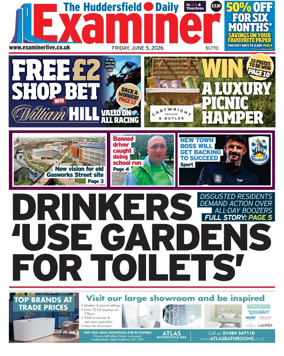Cover of Huddersfield Daily Examiner