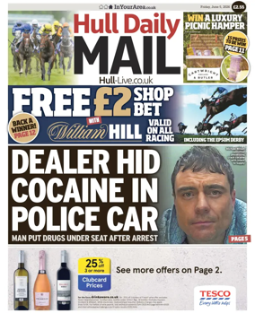 Cover of Hull Daily Mail